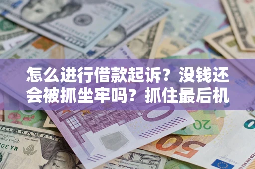济南怎么进行借款起诉？没钱还会被抓坐牢吗？抓住最后机会！