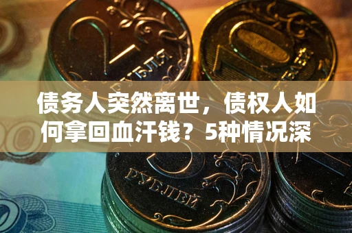 济南债务人突然离世，债权人如何拿回血汗钱？5种情况深度解析
