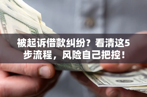 济南被起诉借款纠纷？看清这5步流程，风险自己把控！